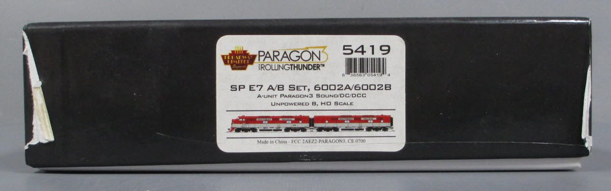 Broadway Limited 5419 HO Southern Pacific EMD E7 AB Set Diesel Loco #6002A/6002B