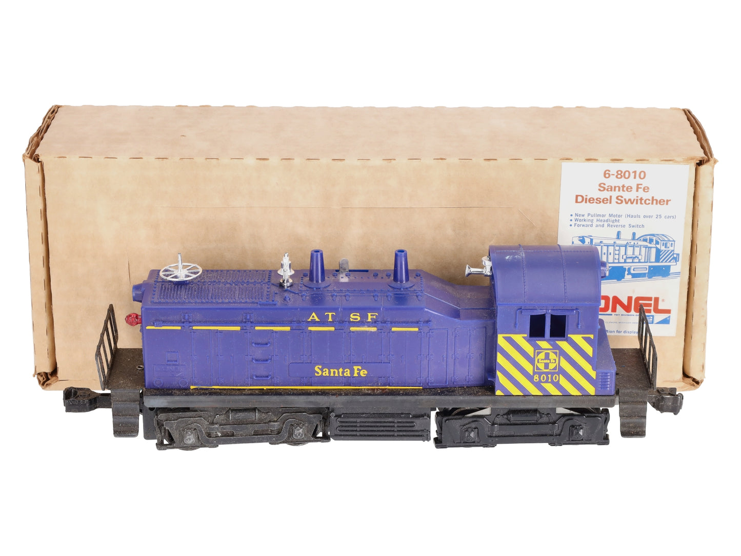 Lionel 6-8010 O Gauge Santa Fe AT&SF NW2 Diesel Locomotive #8010