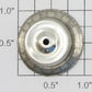 American Flyer 6494-11 Nickel Lead Truck Tinplate Wheel