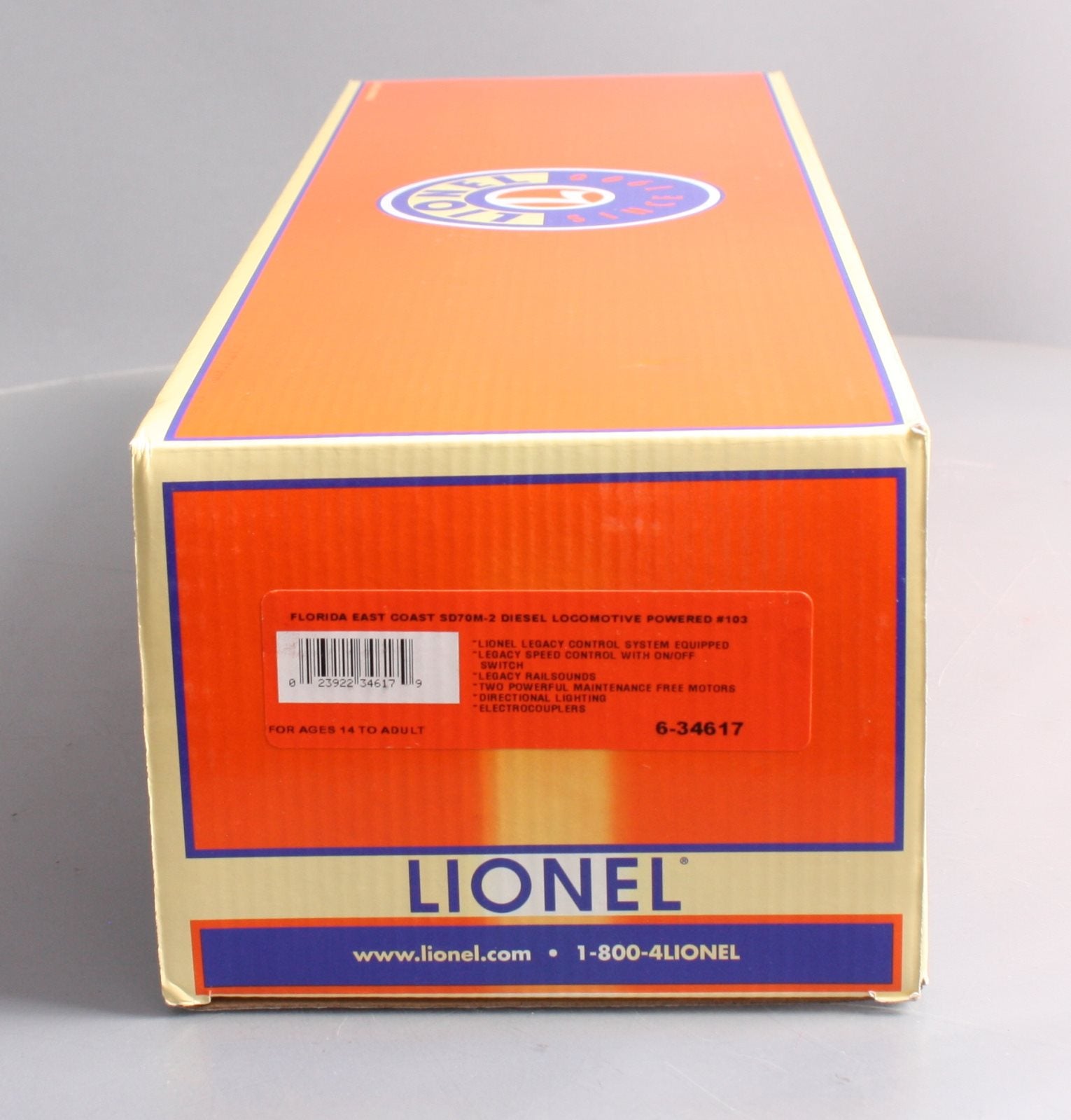 Lionel 6-34617 Florida East Coast Legacy SD70 M-2 Diesel Locomotive #103