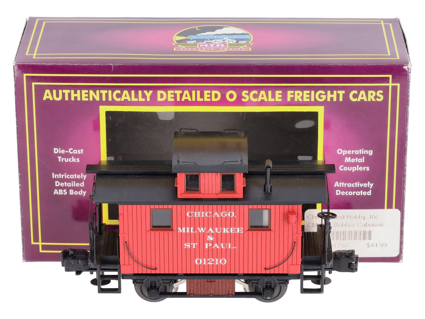 MTH 20-91210 Chicago Milwaukee & St. Paul Bobber Caboose #01210