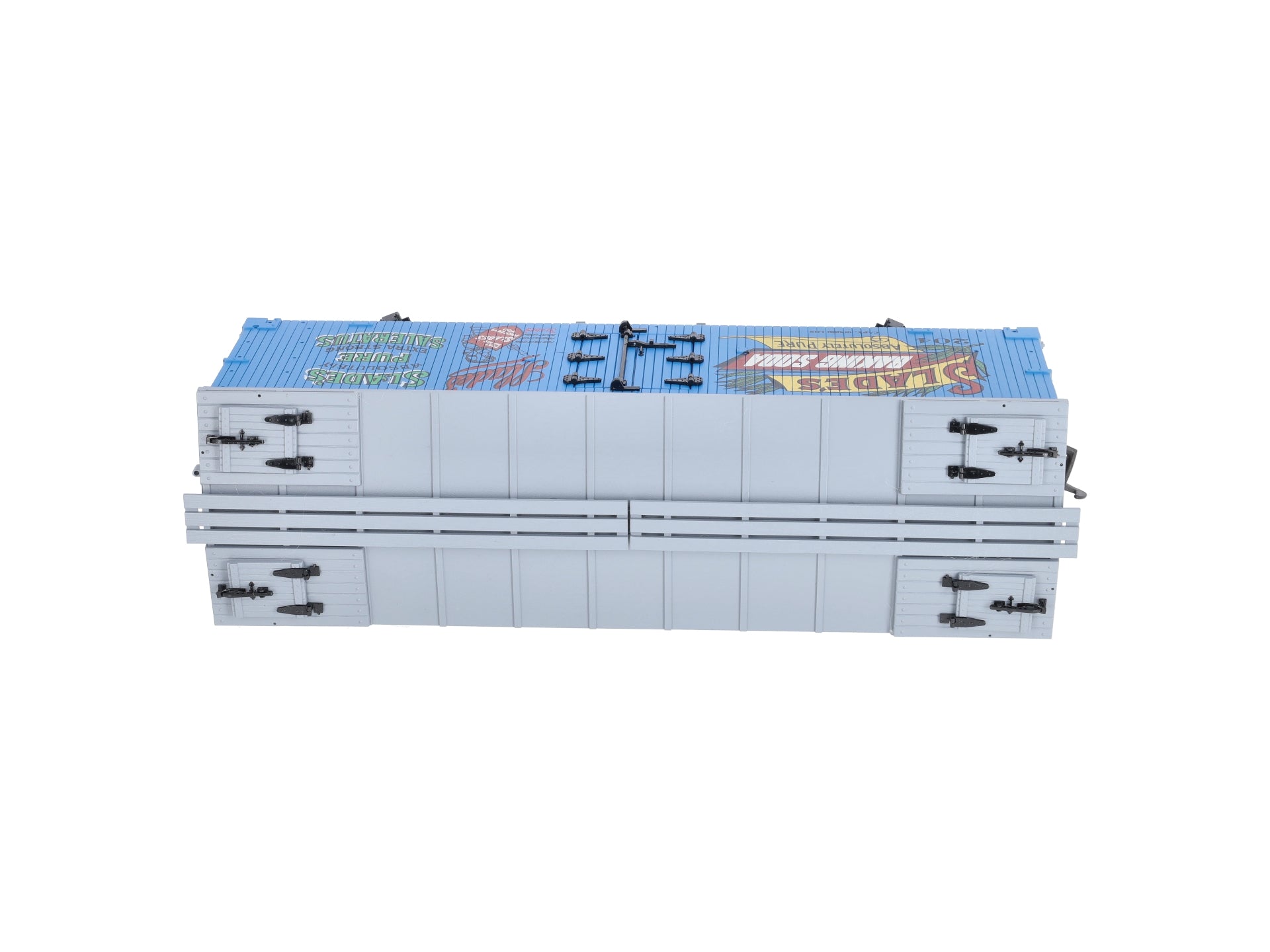 USA Trains R16481 G Slades Baking Soda U.S. Refrigerator Cars (Blue/Gray)