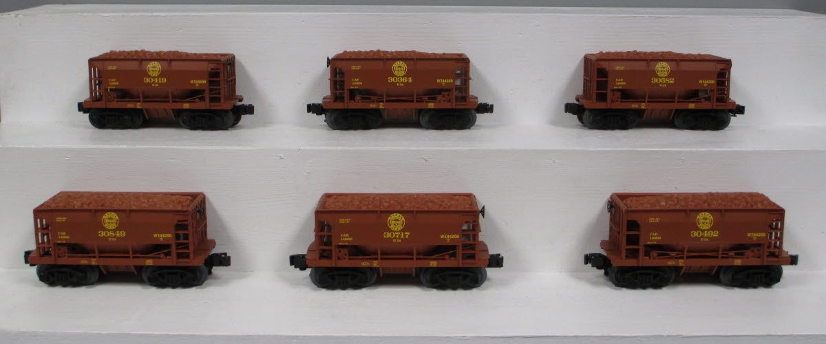 Lionel 2243220 O Duluth, Missabe and Iron Range Ore Car #1 (Set of 6)