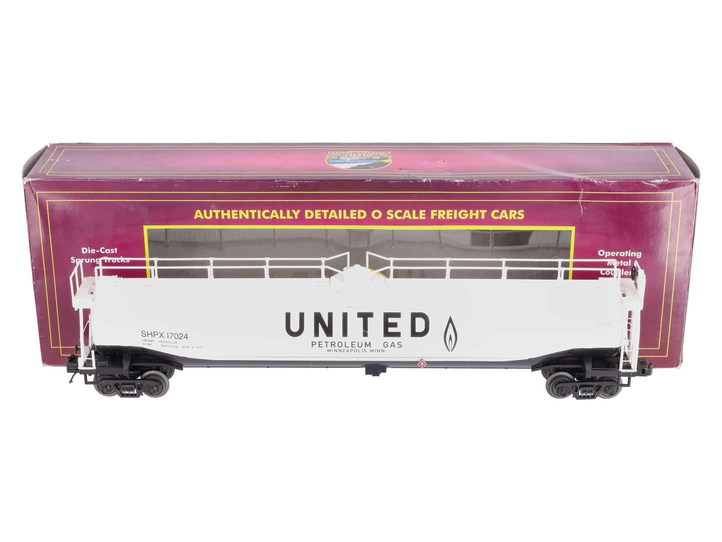 MTH 20-96807 O United 33K Gallon Tank Car #17024