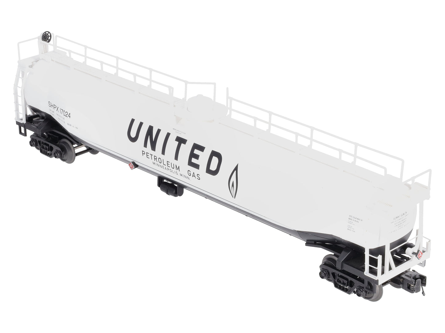MTH 20-96807 O United 33K Gallon Tank Car #17024