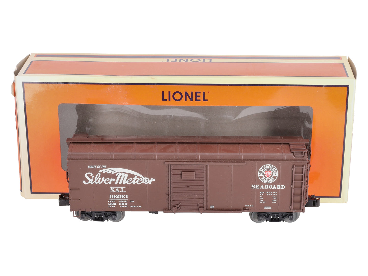 Lionel 6-17730 Seaboard Round-Roof Boxcar #19293