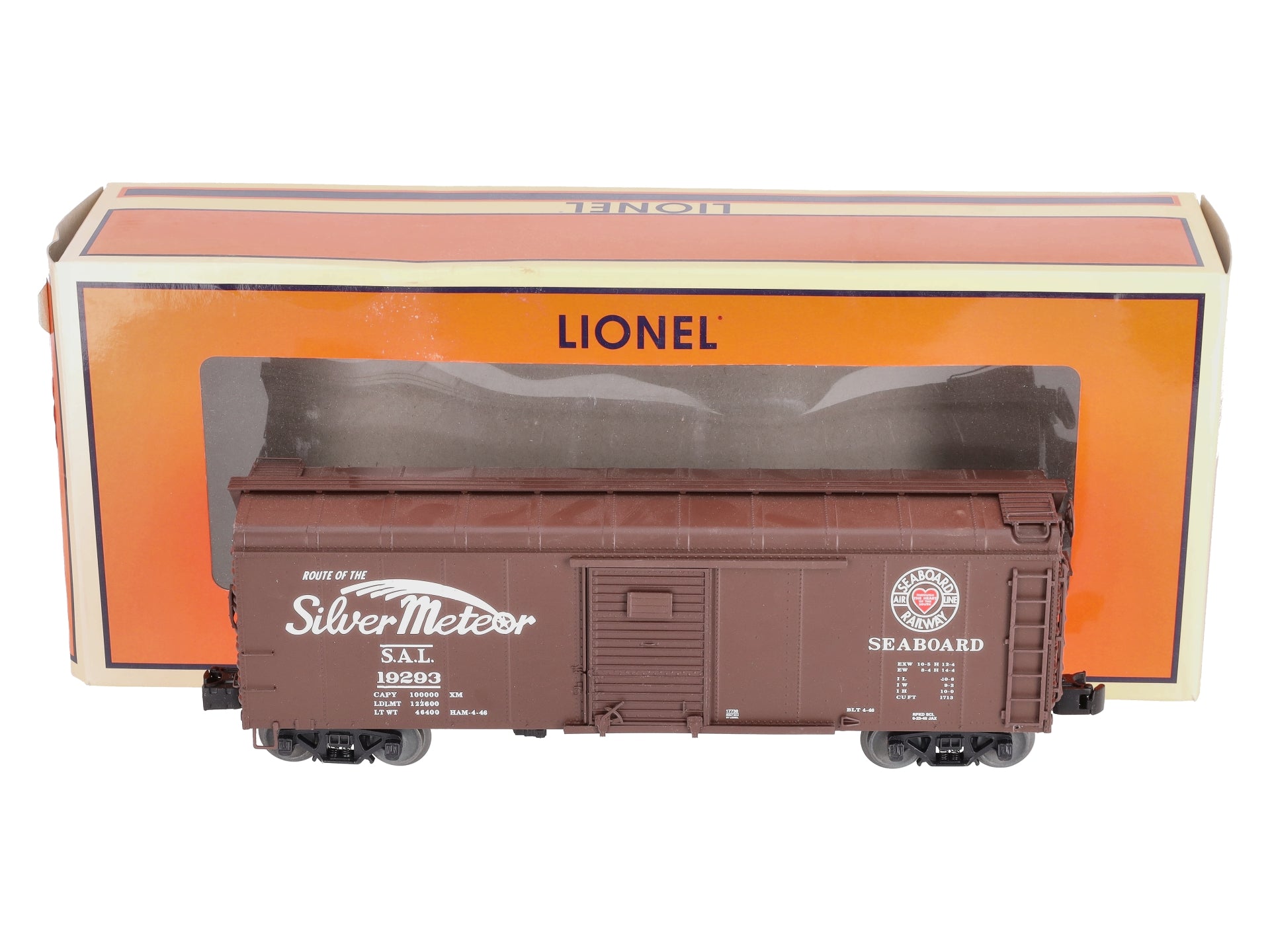 Lionel 6-17730 Seaboard Round-Roof Boxcar #19293