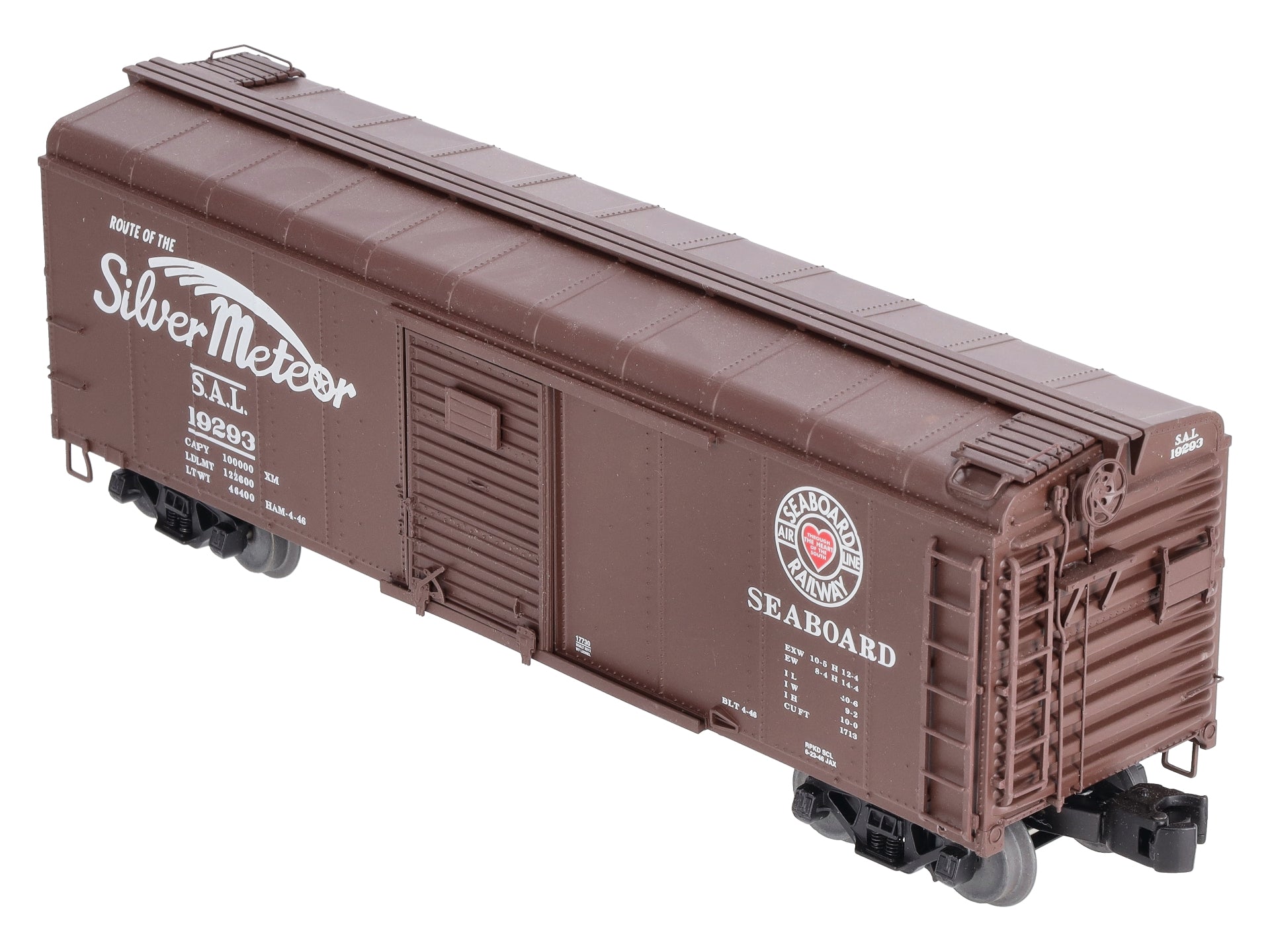 レボALT Lionel 6-17730 Seaboard Round-Roof Boxcar #19293 – Trainz