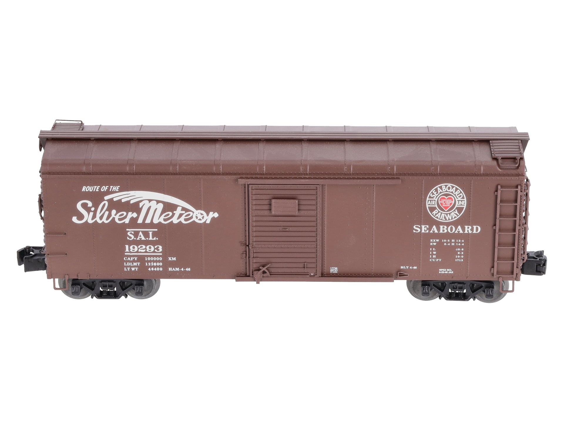 Lionel 6-17730 Seaboard Round-Roof Boxcar #19293