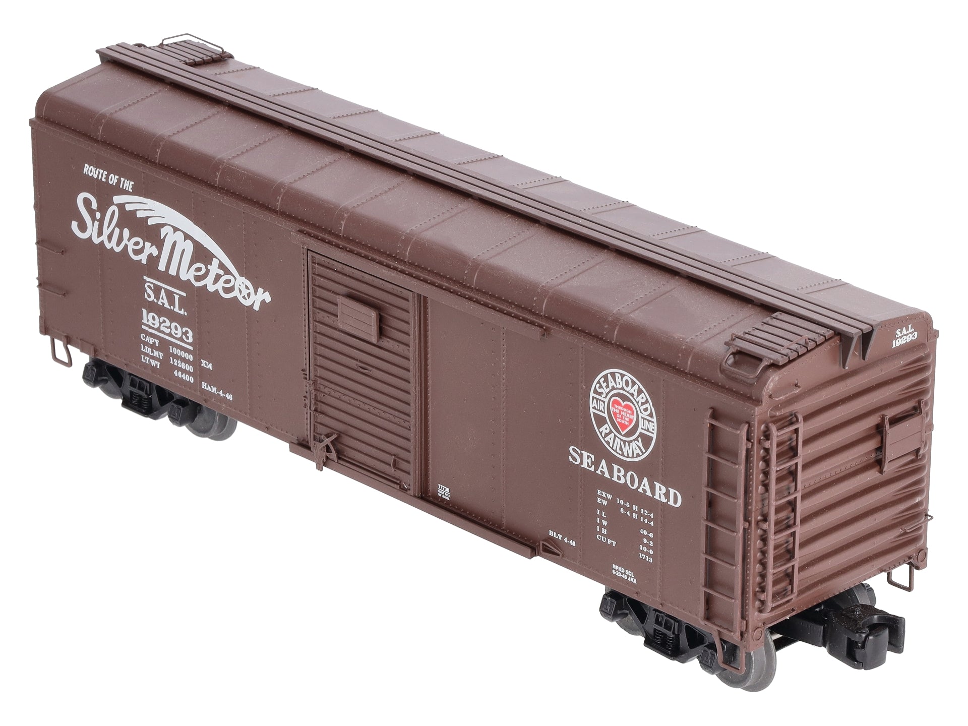 Lionel 6-17730 Seaboard Round-Roof Boxcar #19293