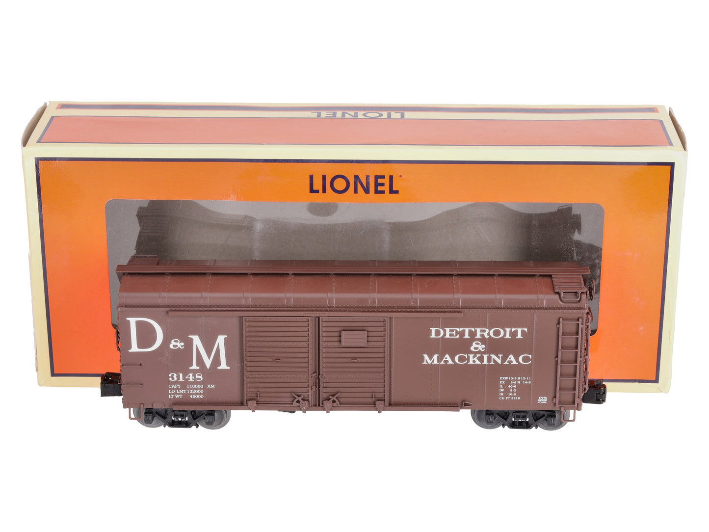 Lionel 6-17773 O Detroit & Mackinac Round-Roof Boxcar