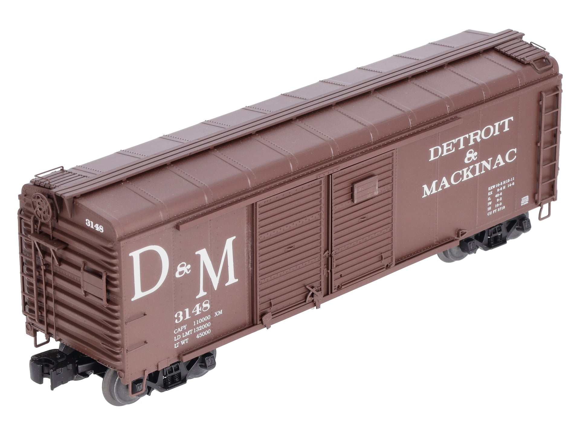 Lionel 6-17773 O Detroit & Mackinac Round-Roof Boxcar