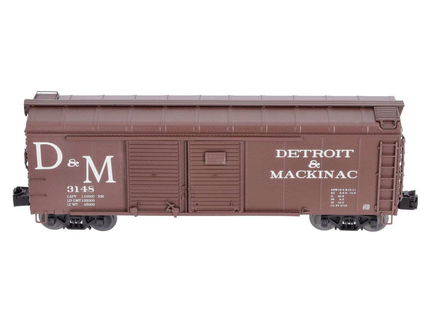Lionel 6-17773 O Detroit & Mackinac Round-Roof Boxcar