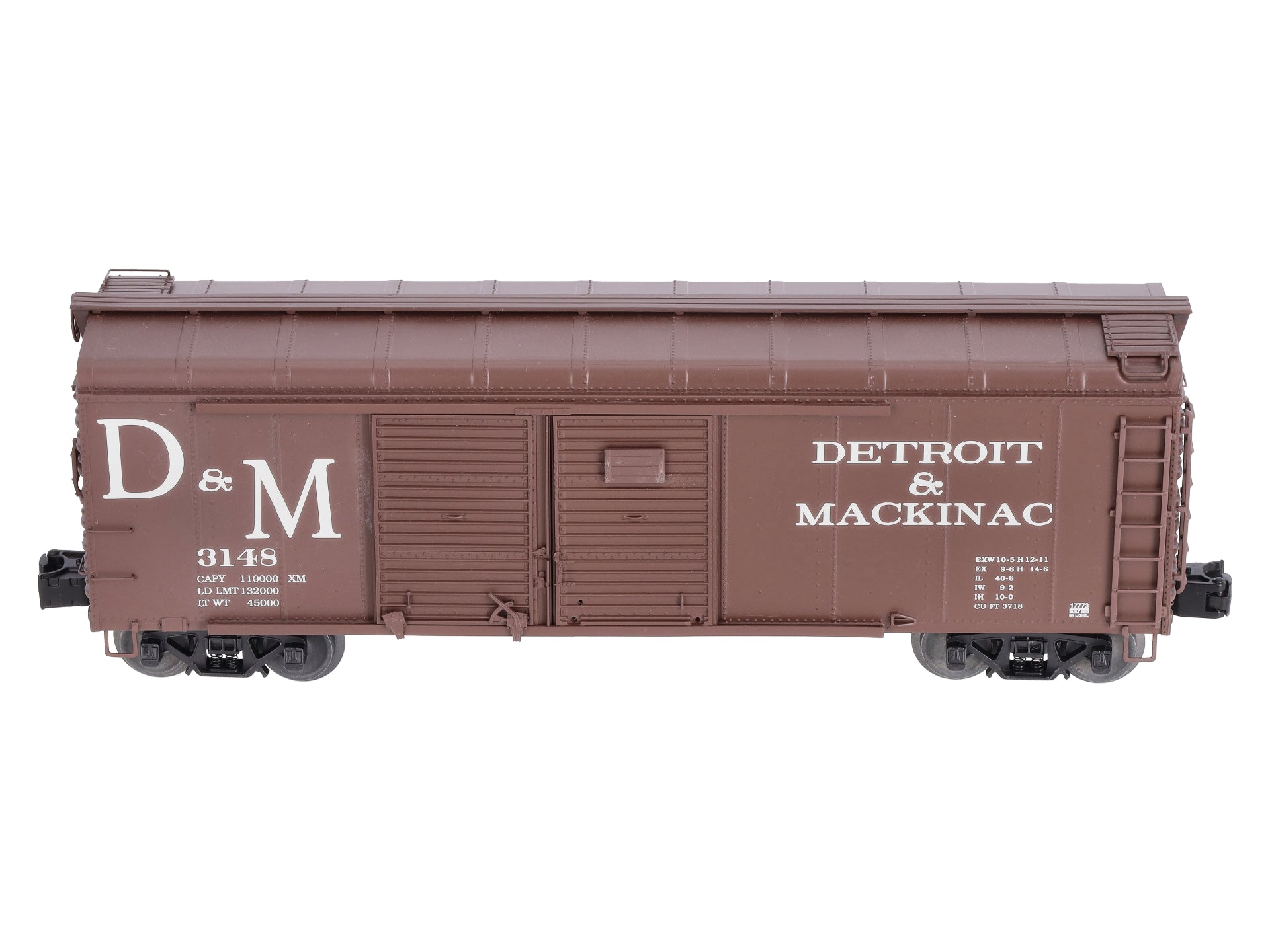 Lionel 6-17773 O Detroit & Mackinac Round-Roof Boxcar