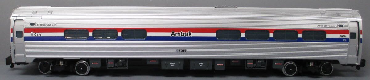 LGB 31220 Amtrak Amfleet Cafe Car, Phase III #43014 - Metal Wheels