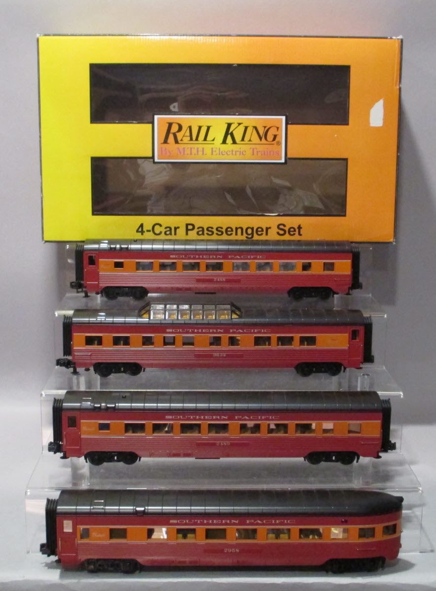 MTH 30-68066 O Southern Pacific 60' Streamlined Passenger Set (Set of 4)