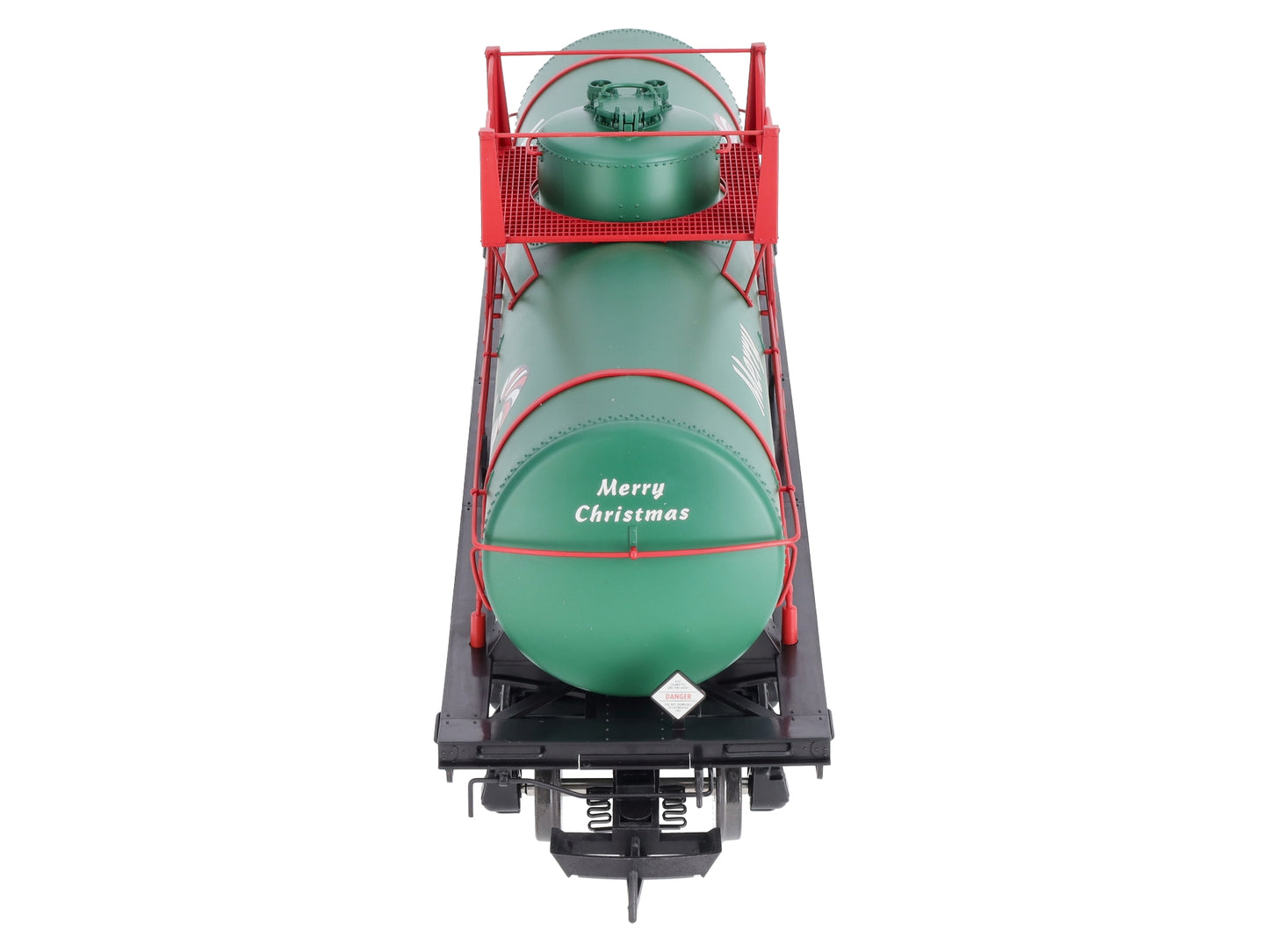 USA Trains 15126 G Christmas 10,000-Gallon Single Dome Tank Car - Metal Wheels