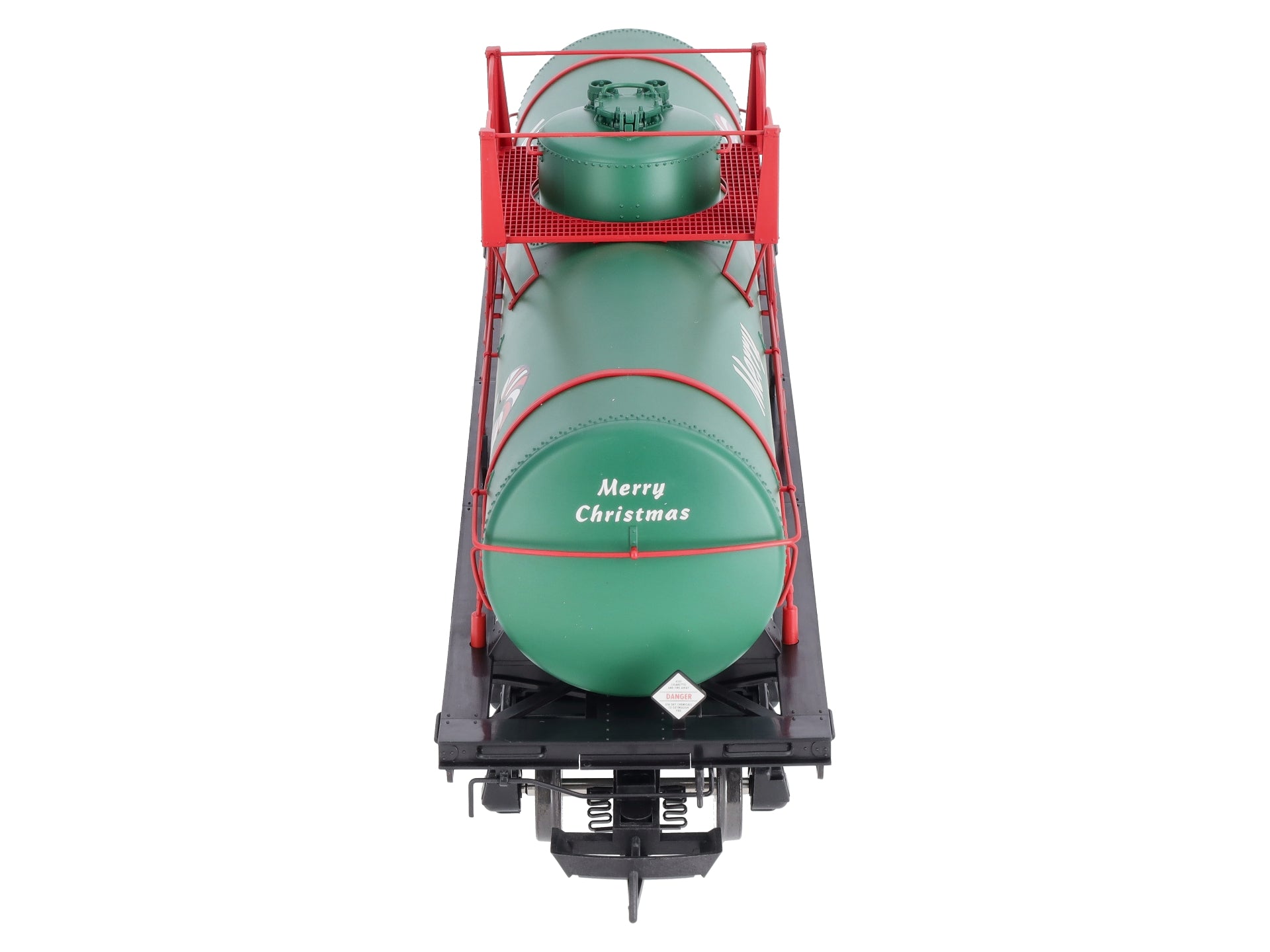 USA Trains 15126 G Christmas 10,000-Gallon Single Dome Tank Car - Metal Wheels