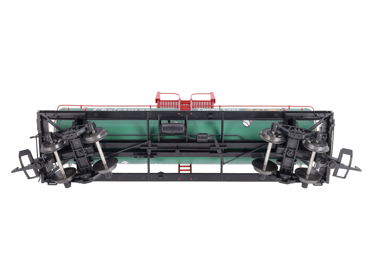 USA Trains 15126 G Christmas 10,000-Gallon Single Dome Tank Car - Metal Wheels