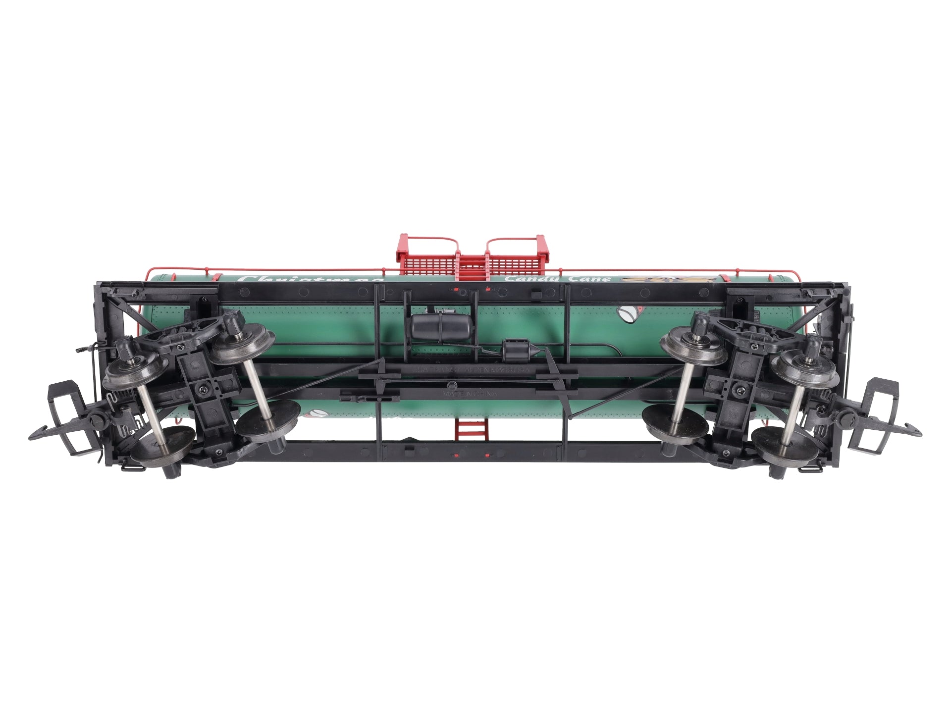 USA Trains 15126 G Christmas 10,000-Gallon Single Dome Tank Car - Metal Wheels