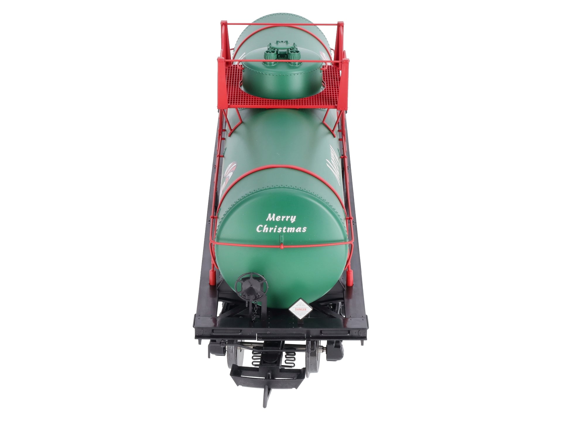 USA Trains 15126 G Christmas 10,000-Gallon Single Dome Tank Car - Metal Wheels