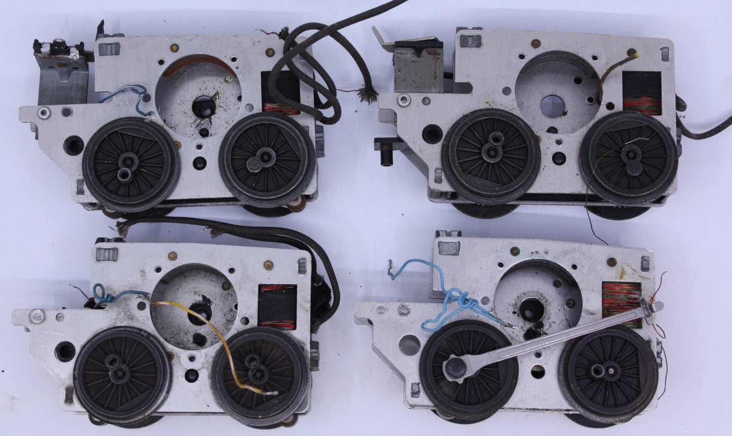 Acme 1505L20 Steam Motor Chassis Assortment - Not Working (Set of 4)