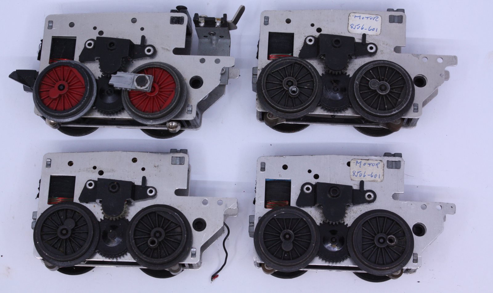 Acme 1505L18 Steam Motor Chassis Assortment - Not Working (Set of 4)