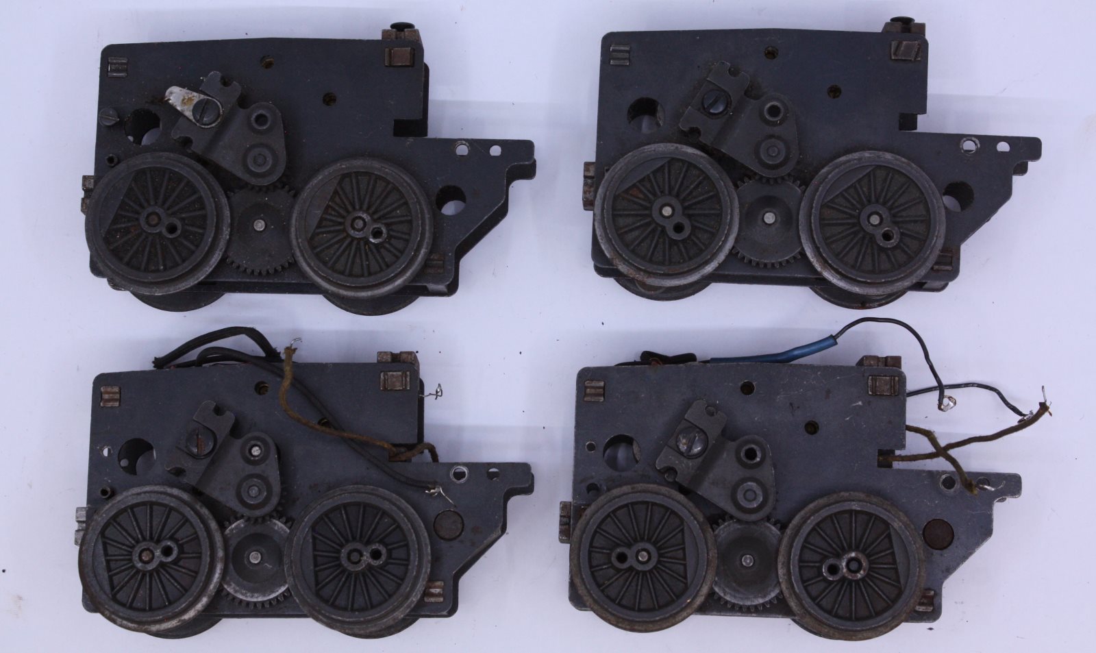 Acme 1505L17 Steam Motor Chassis Assortment - Not Working (Set of 4)