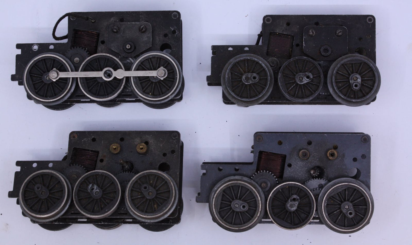 Acme 1505L16 Steam Motor Chassis Assortment - Not Working (Set of 4)