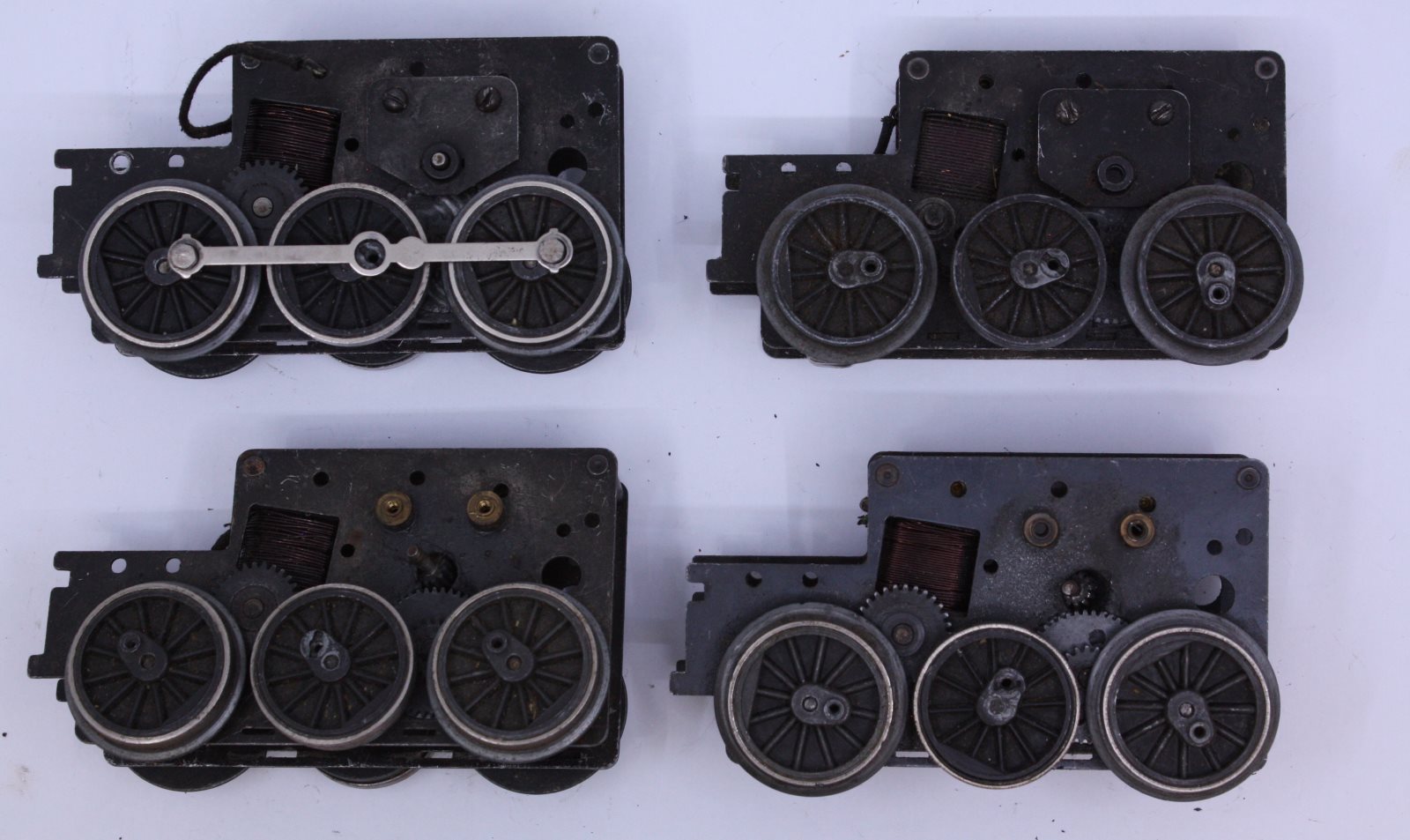 Acme 1505L16 Steam Motor Chassis Assortment - Not Working (Set of 4)