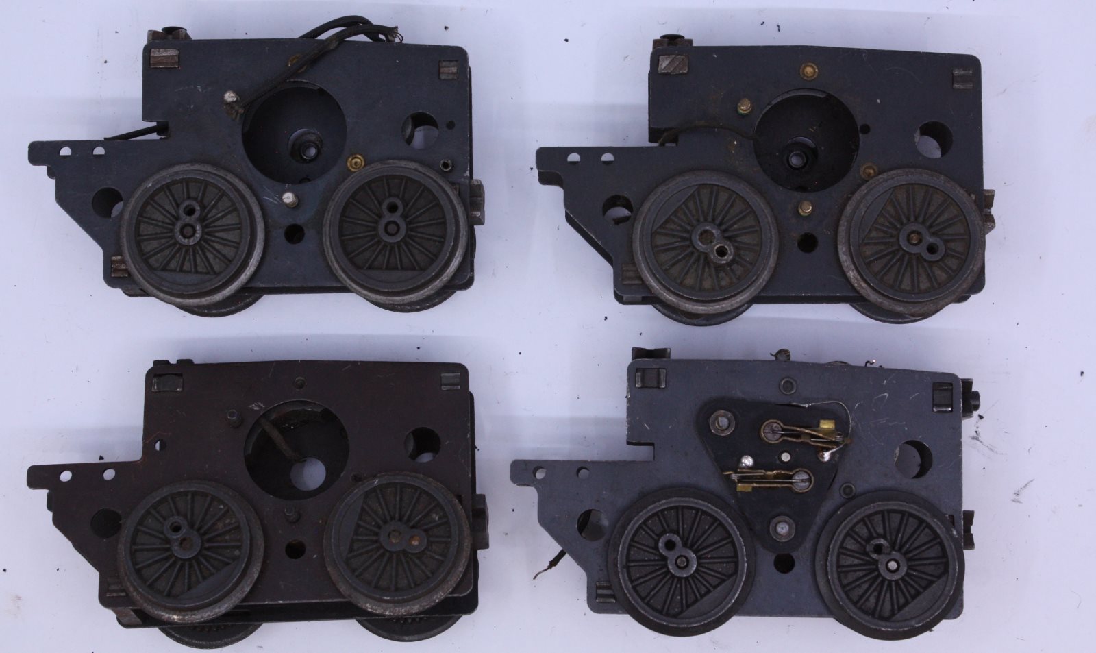 Acme 1505L13 Steam Motor Chassis Assortment - Not Working (Set of 4)