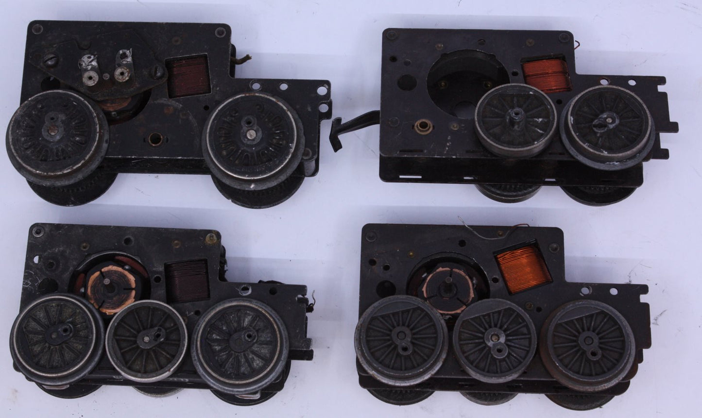 Acme 1505L11 Steam Motor Chassis Assortment - Not Working (Set of 4)