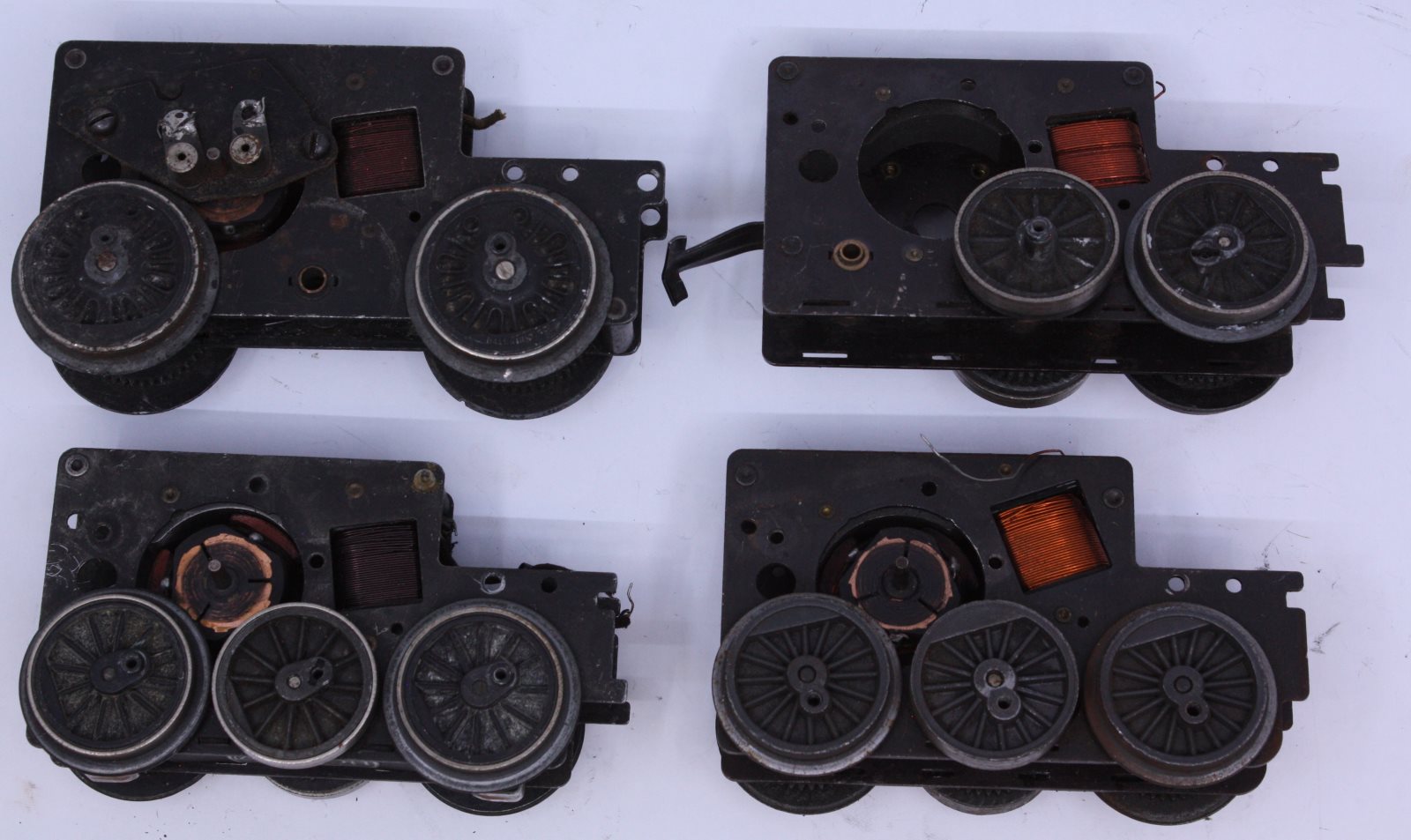 Acme 1505L11 Steam Motor Chassis Assortment - Not Working (Set of 4)