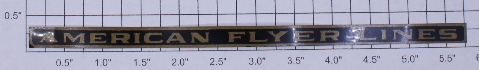 American Flyer 4331-10 Black/Gold 