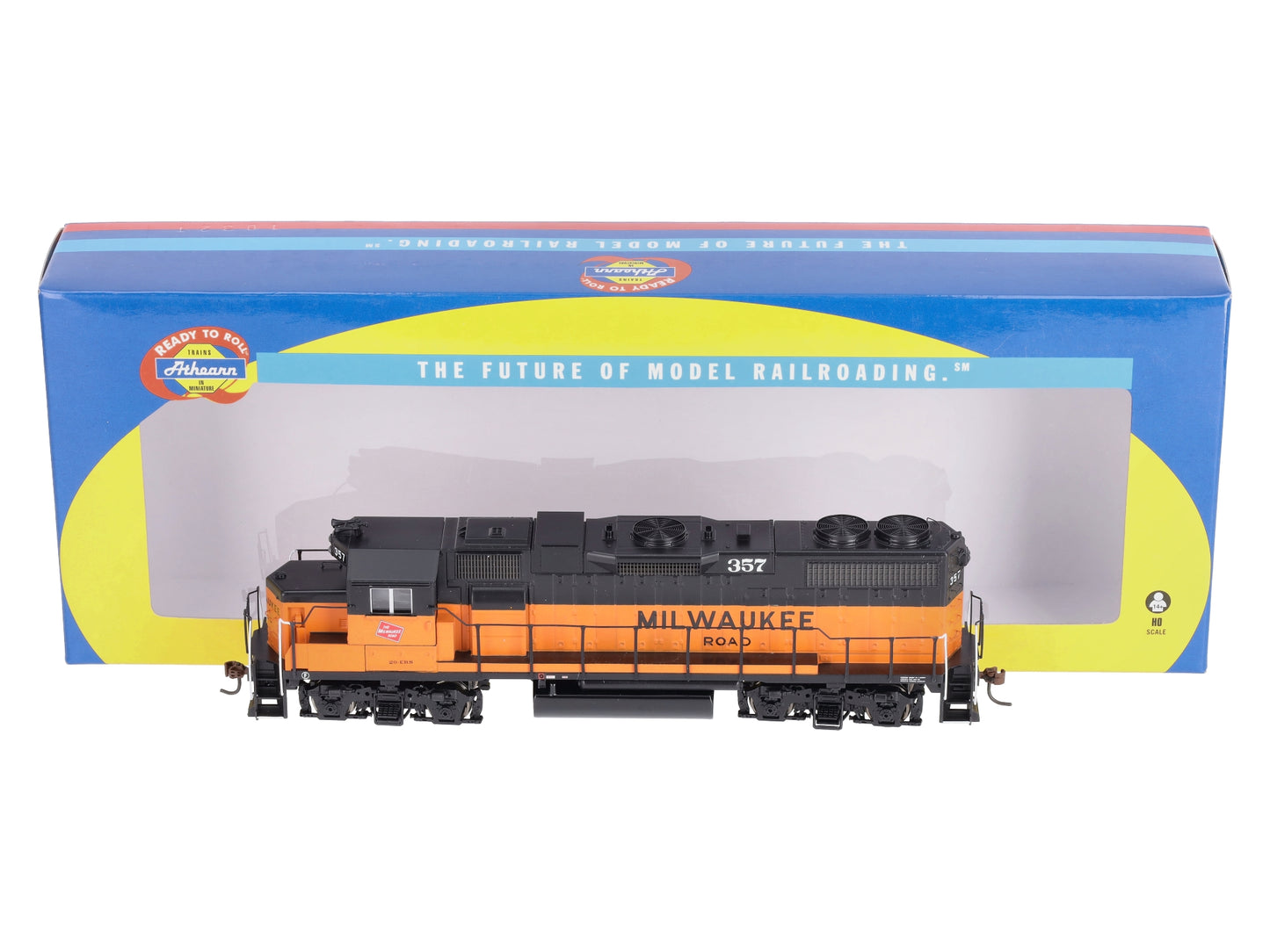 Athearn 78893 HO Milwaukee Road Ready to Run GP38-2 Diesel Locomotive #357