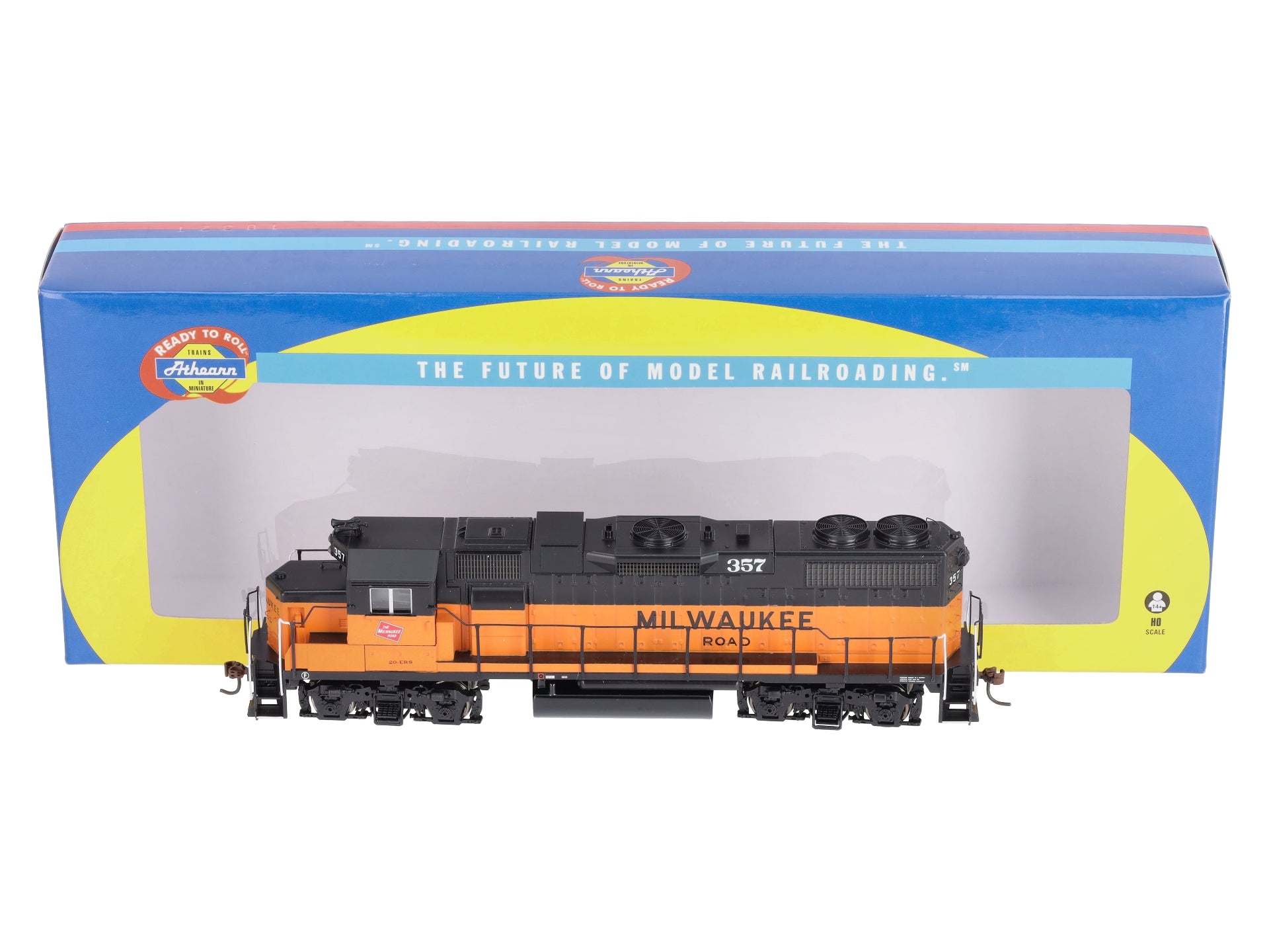 Athearn 78893 HO Milwaukee Road Ready to Run GP38-2 Diesel Locomotive #357