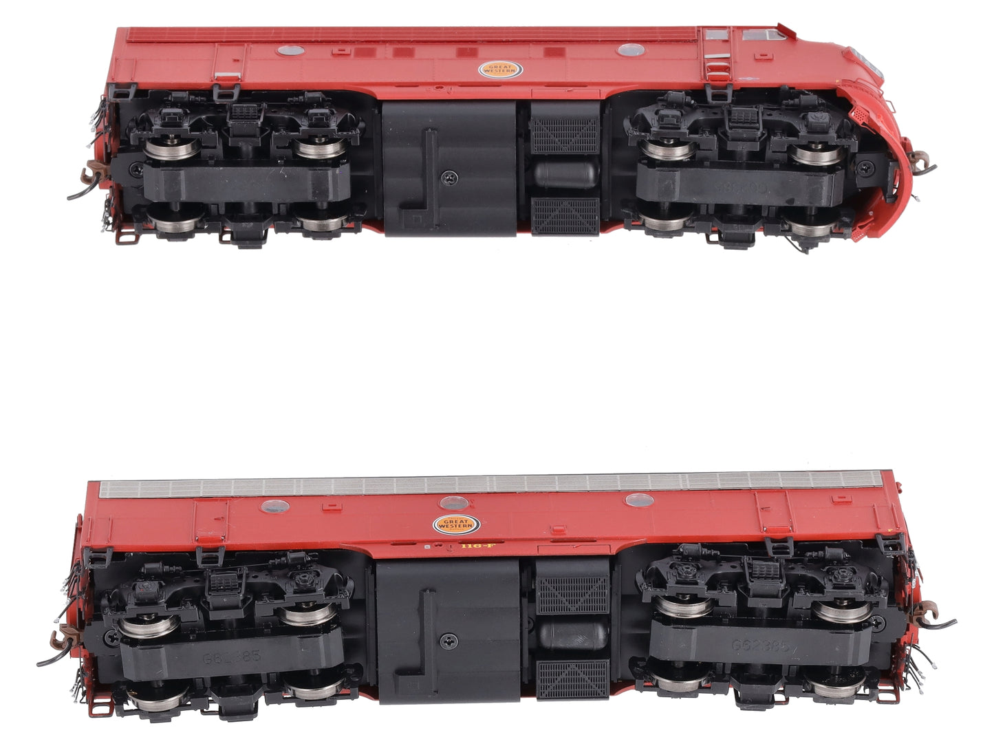 Athearn G22598 HO CGW/Freight/Passenger F3A/F7B Diesel Locomotive #114a, #116f