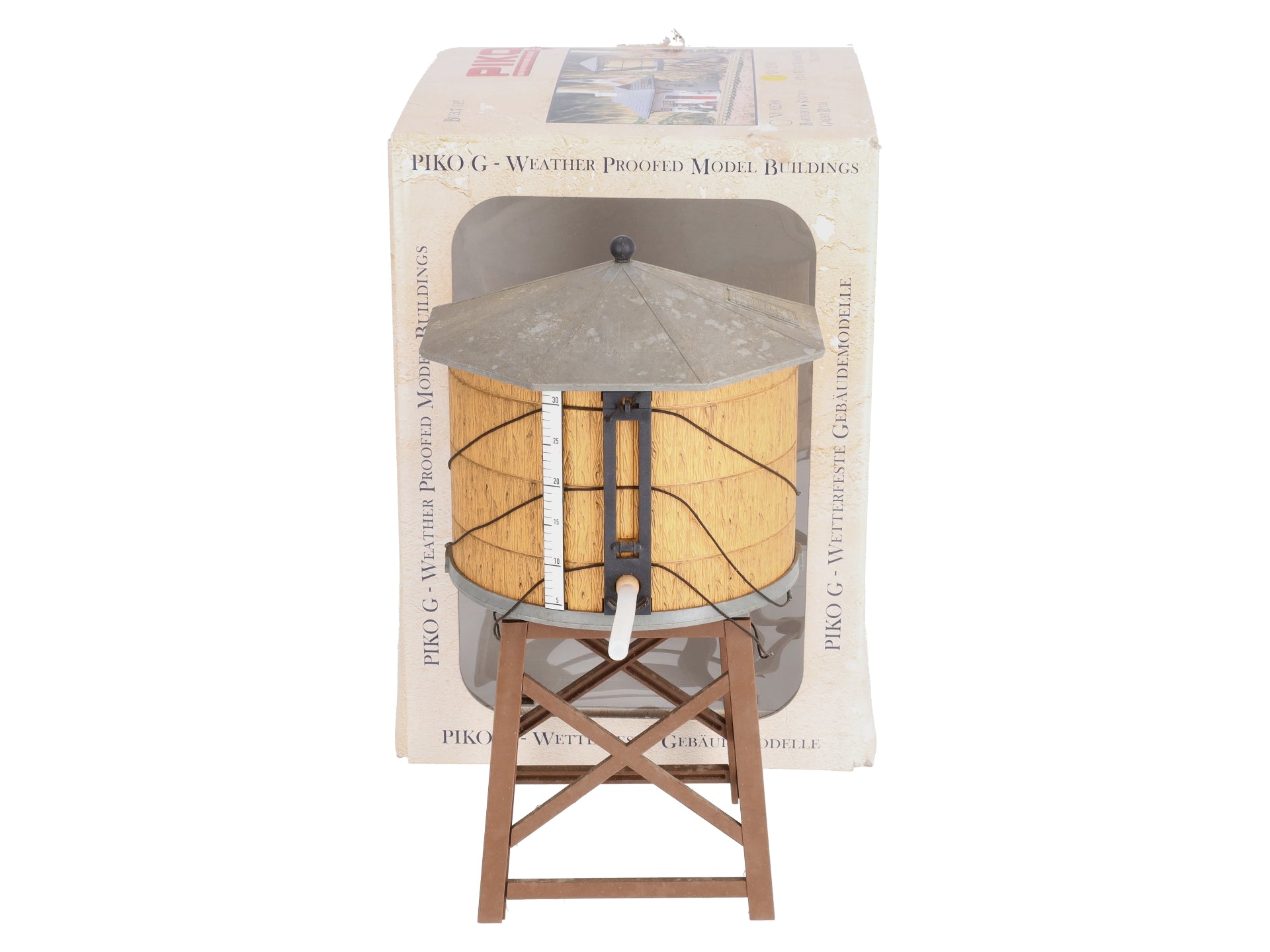 エゴスキュー　ドロップ台　ウォールドロップ Piko 62701 G Old West Wasserturm Water Tower Building Kit – Trainz