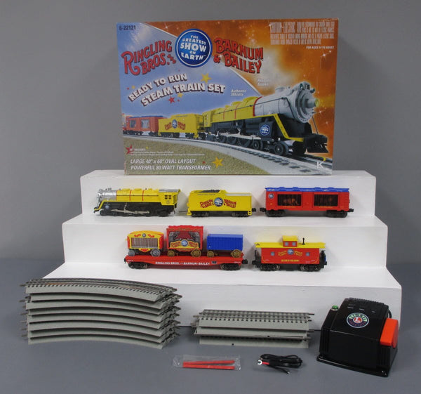 Lionel K Line 6 22121 O Gauge Ringling Bros. Circus Steam Train Set 5 Trainz