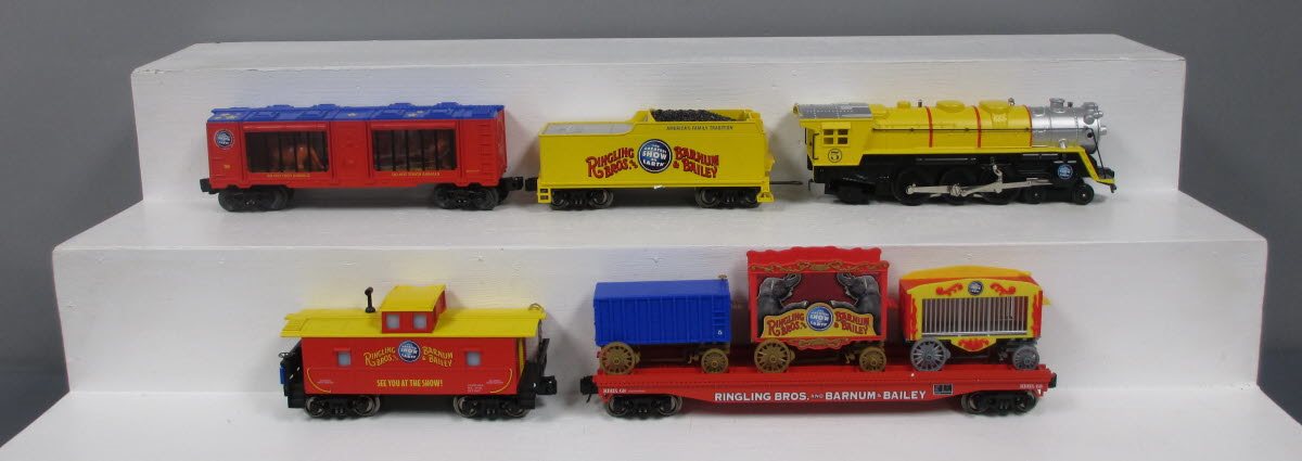 Lionel K-Line 6-22121 O Gauge Ringling Bros. Circus Steam Train Set #5