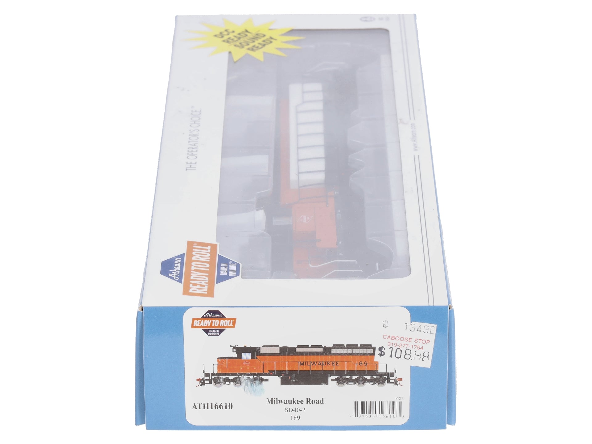 Athearn 16610 HO Milwaukee SD40-2 Diesel Locomotive RTR #189