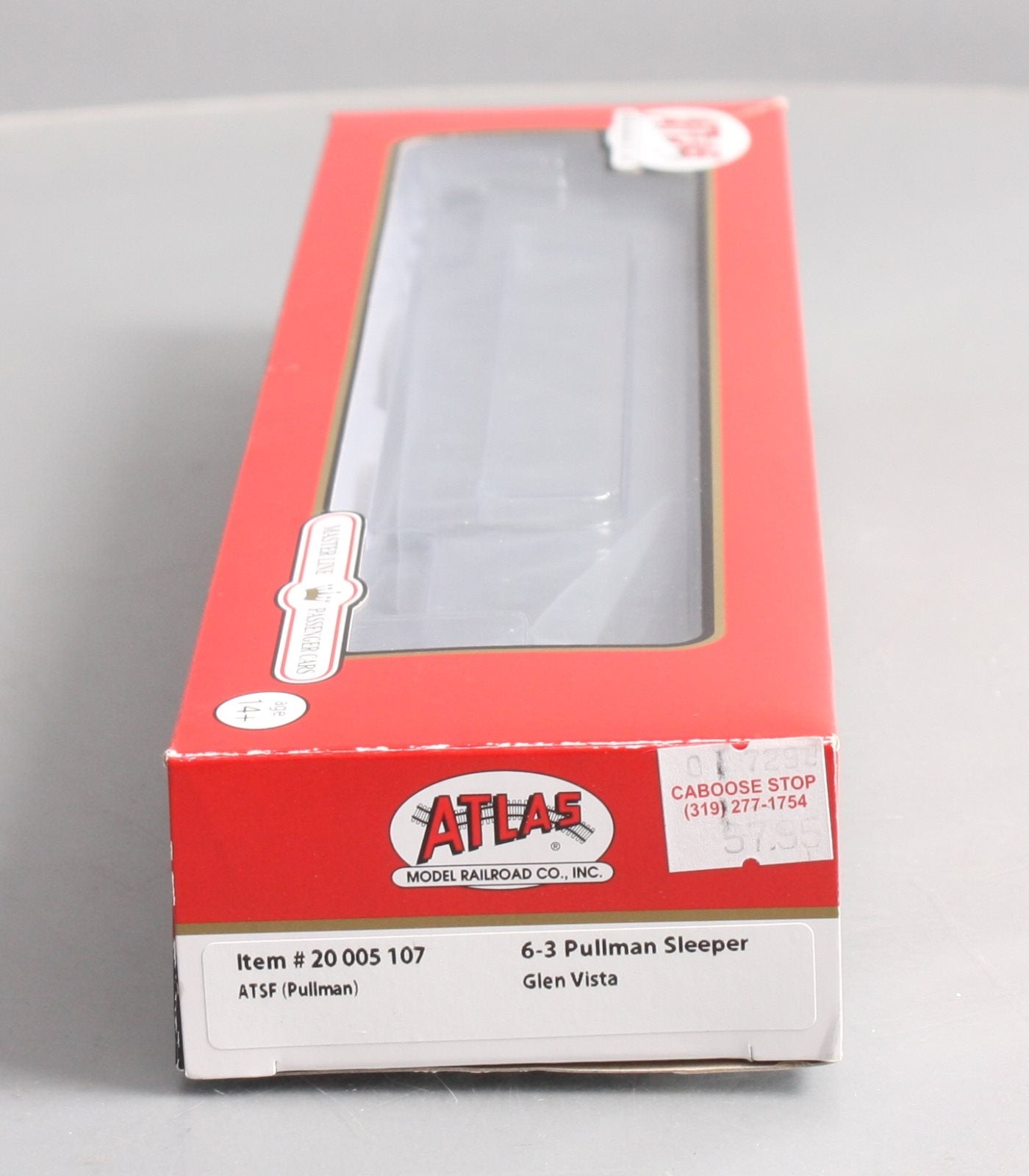 Atlas 20005107 HO Atchison Topeka Santa Fe Pullman 6-3 Sleeper Ready To Run
