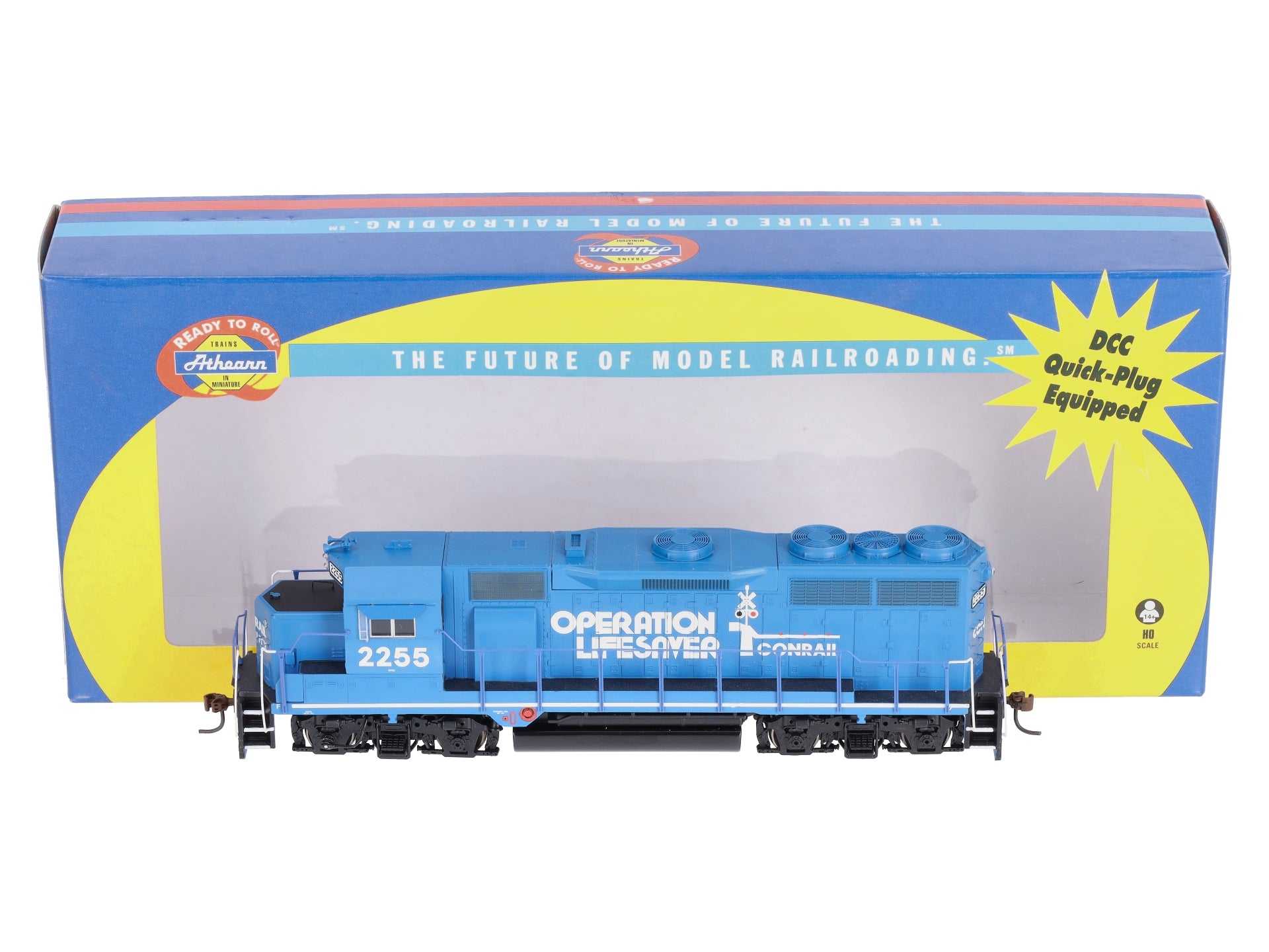 Athearn 96029 HO Conrail/Operation Lifesaver RTR GP35 Diesel Locomotive #2255