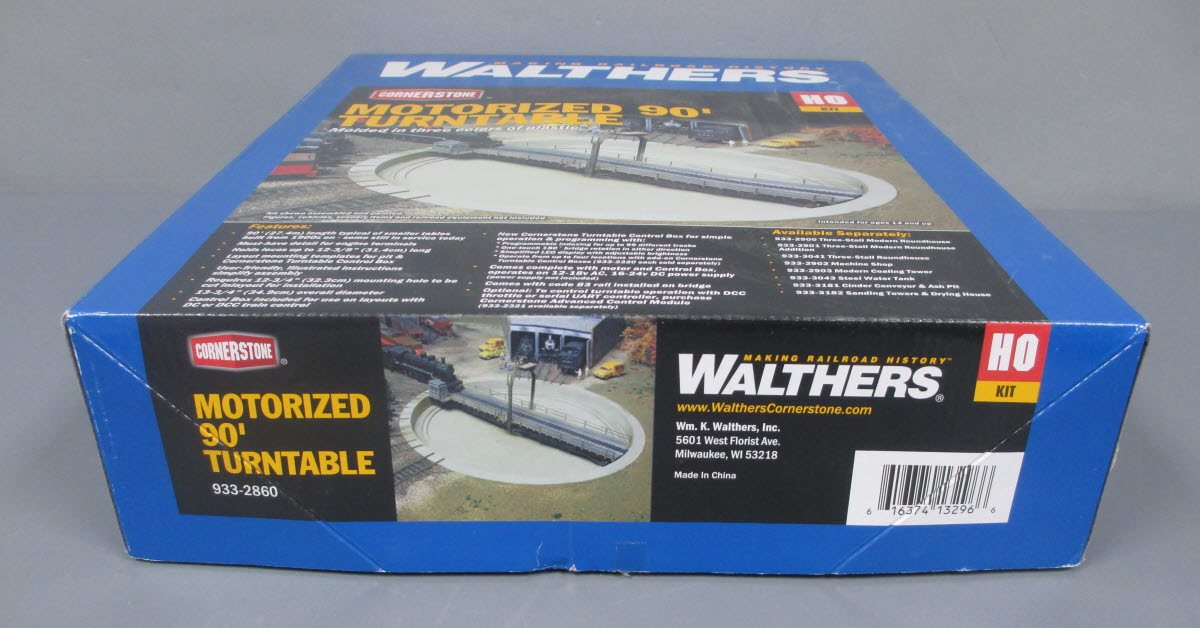 Walthers 933-2860 HO Assembled Motorized 90' Turntable