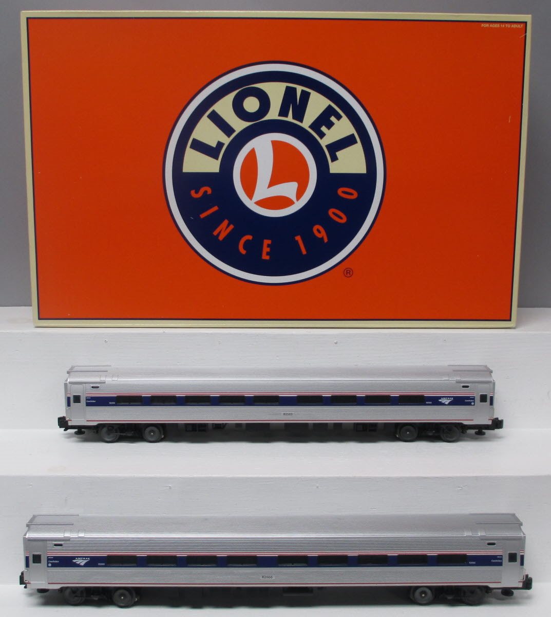 Lionel 6-35433 Amtrak Amfleet Passenger Car Add-On (Set of 2)
