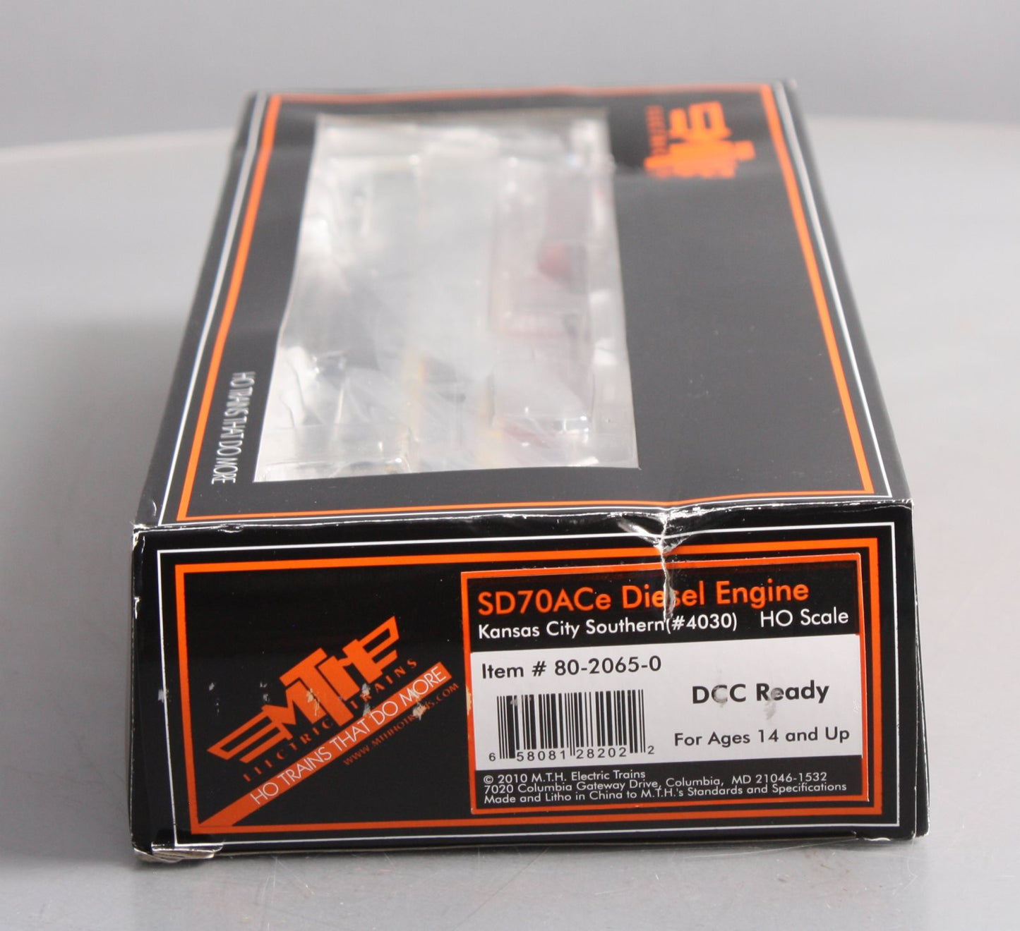 MTH 80-2065-0 Kansas City Southern HO SD70ACe Diesel Engine DCC Ready #4030