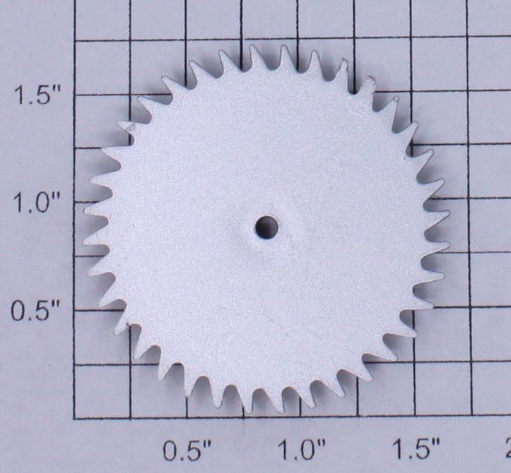 American Flyer PA14A687 #23796 Silver Painted Plastic Circular Saw Blade