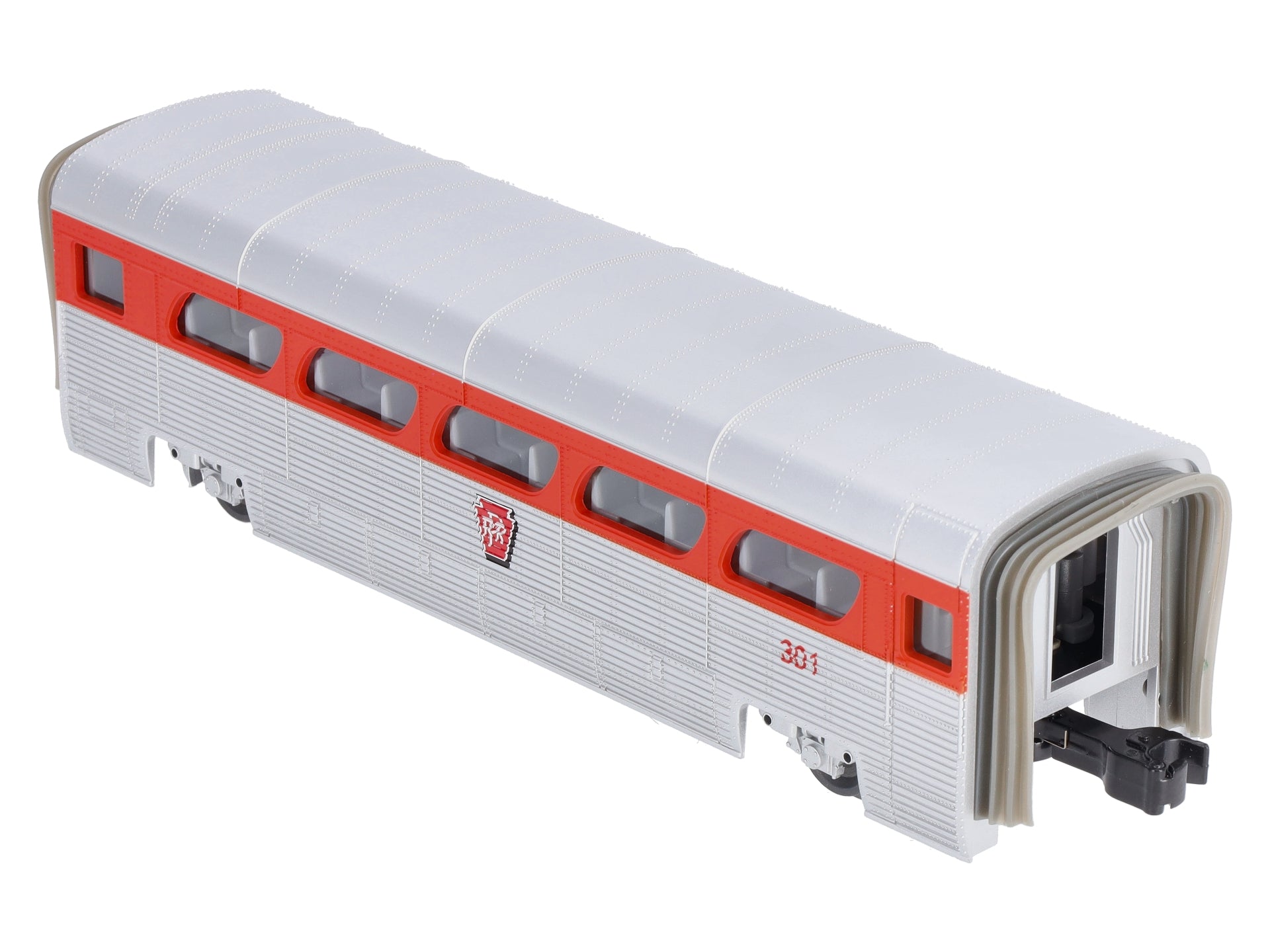 MTH 30-6178 O Gauge Pennsylvania Aerotrain Coach Car #301