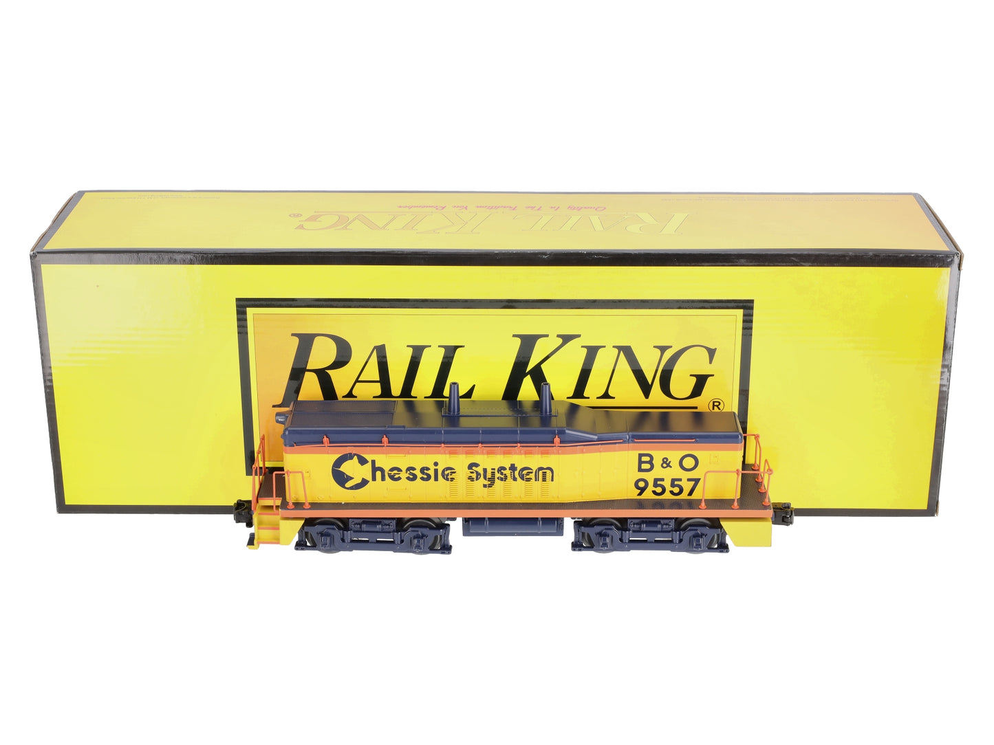 MTH 30-20562-3 O Chessie System B&O NW-2 Calf Non-Powered Diesel Switcher #9557