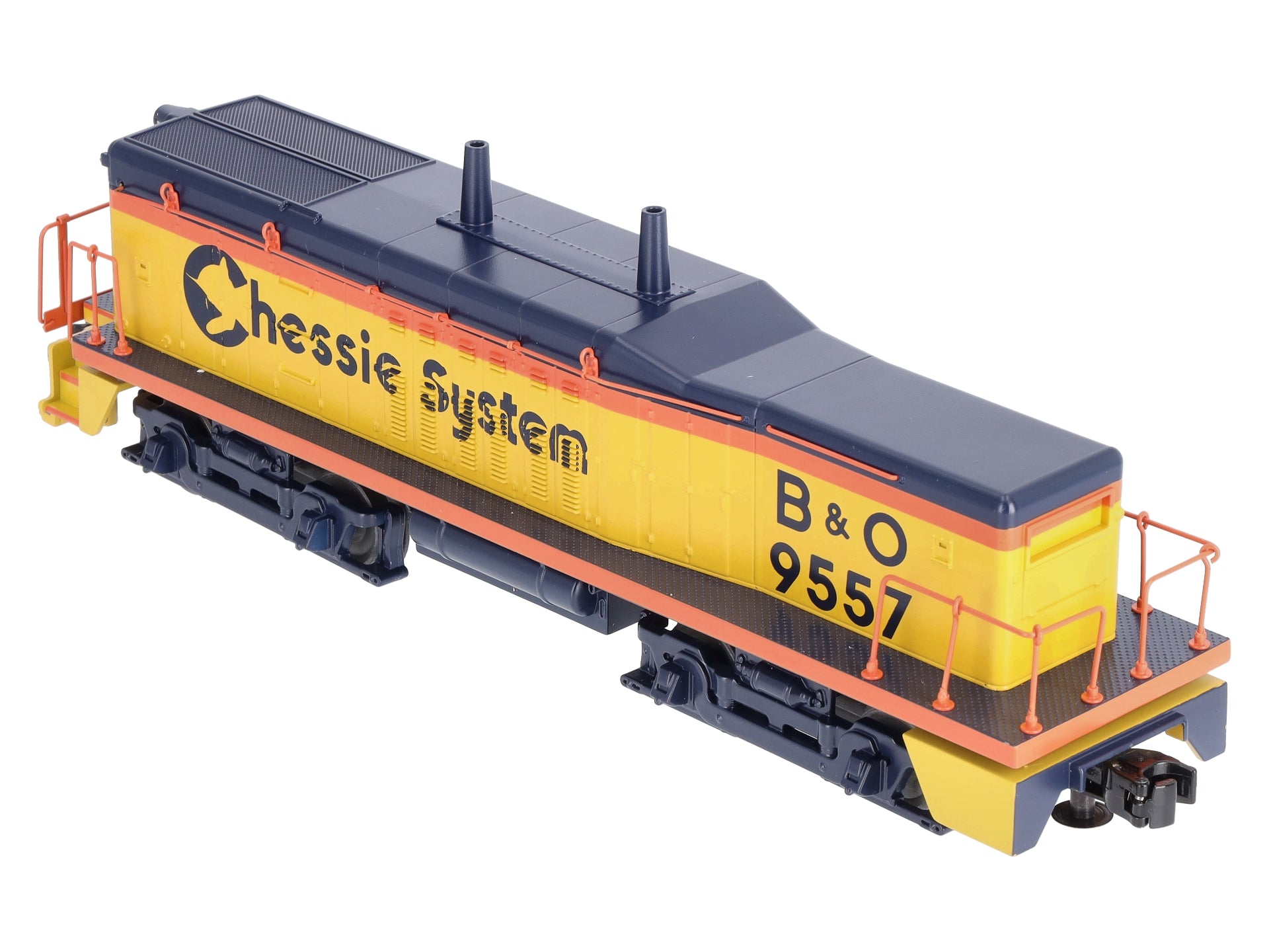 MTH 30-20562-3 O Chessie System B&O NW-2 Calf Non-Powered Diesel Switcher #9557